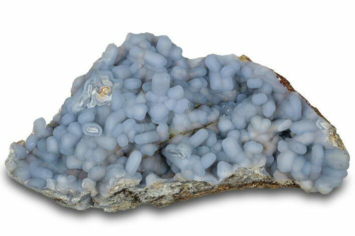 Botryoidal, Blue Chalcedony After Anhydrite - Peru #318809